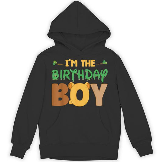 Im The Birthday Boy Lion Family Party Decorations Unisex Hoodie
