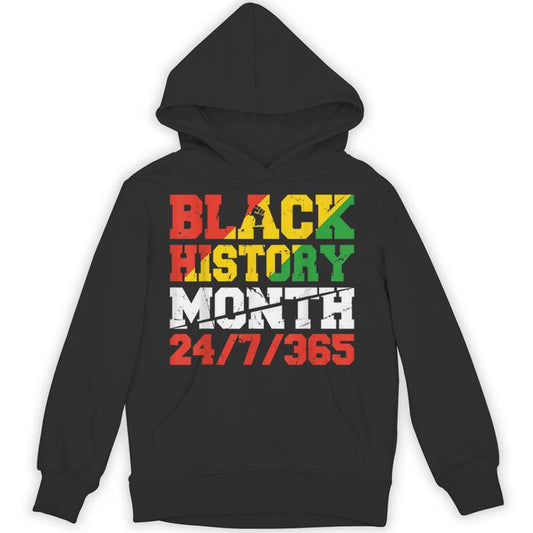 Black History Month 247365 Melanin Pride African American Unisex Hoodie