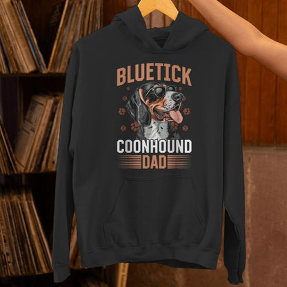 Bluetick Coonhound Dog Breed Bluetick Coonhound Dad Unisex Hoodie