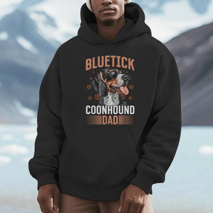 Bluetick Coonhound Dog Breed Bluetick Coonhound Dad Unisex Hoodie