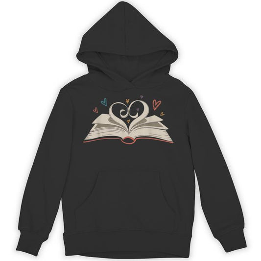 Bookworm Valentines Day Librarian Book Reading Lovers Unisex Hoodie