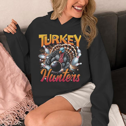 Bowling Turkey Hunters Bowling Team For Bowler Sport Animal Unisex Hoodie