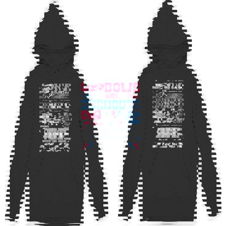 Bows Or Burnouts Your Auntie Loves You Gender Reveal Party Unisex Hoodie