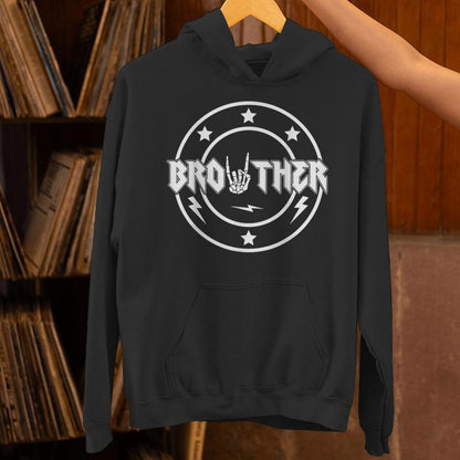 Brother Bad Two The Bone Birthday Boy Family Party Decor Unisex Hoodie