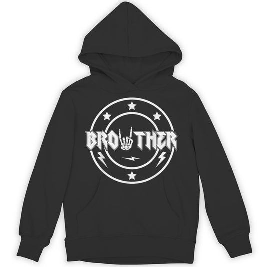 Brother Bad Two The Bone Birthday Boy Family Party Decor Unisex Hoodie