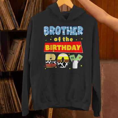 Brother Of The Birthday Boy Cowboy Family Party Decorations Unisex Hoodie