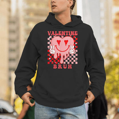 Bruh Meme Saying Bro Greeting Boys Ns Valentine Boy Unisex Hoodie