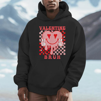 Bruh Meme Saying Bro Greeting Boys Ns Valentine Boy Unisex Hoodie