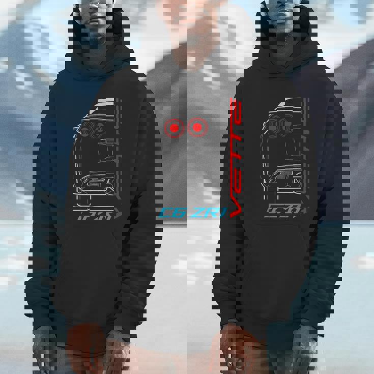 C6 Zr1 Vette Muscle Cars Unisex Hoodie