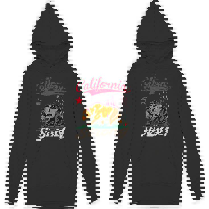 California Strong Grizzly Bear Vintage Unisex Hoodie