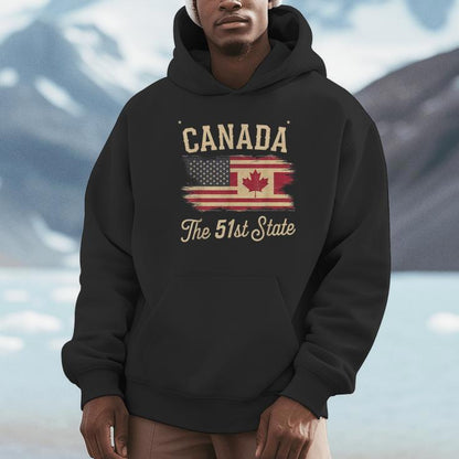 Canada The 51 State Trump Canada US State Unisex Hoodie