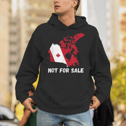 Canada Not For Sale Canada And Usa Canada Map Unisex Hoodie