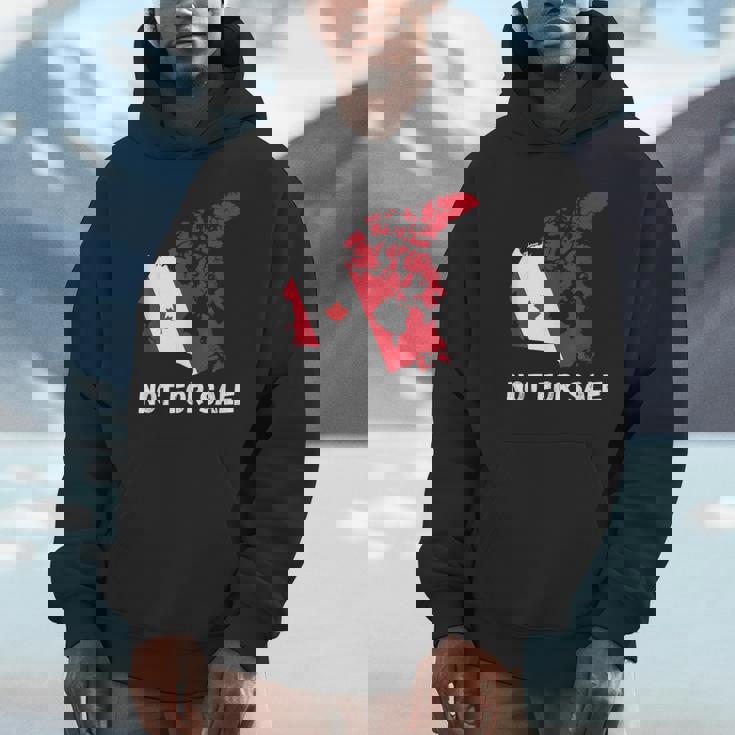Canada Not For Sale Canada And Usa Canada Map Unisex Hoodie