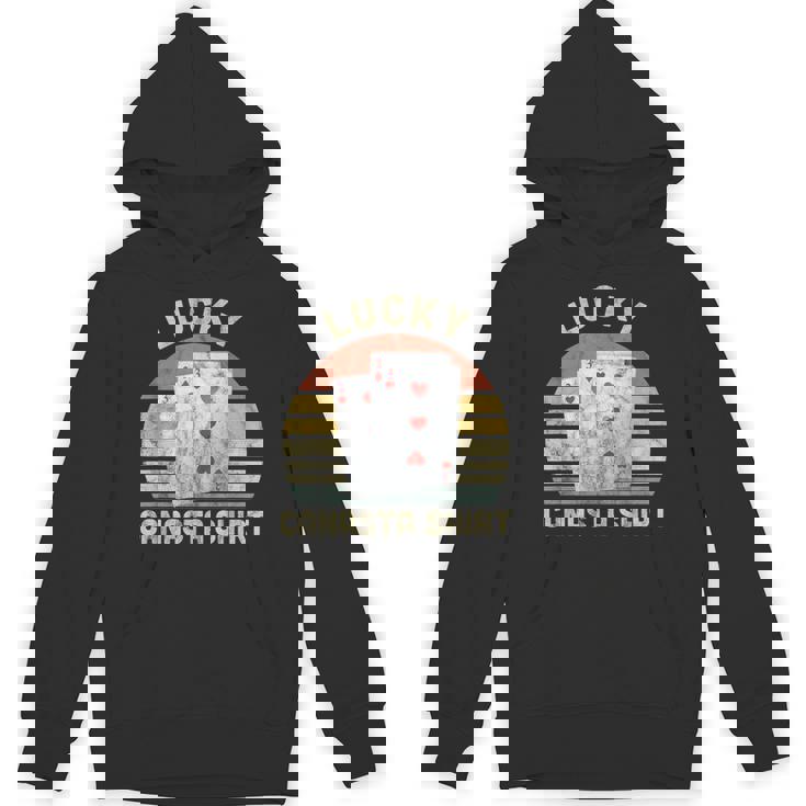Canasta Lucky Player Canasta Card Game Lover Vintage Unisex Hoodie