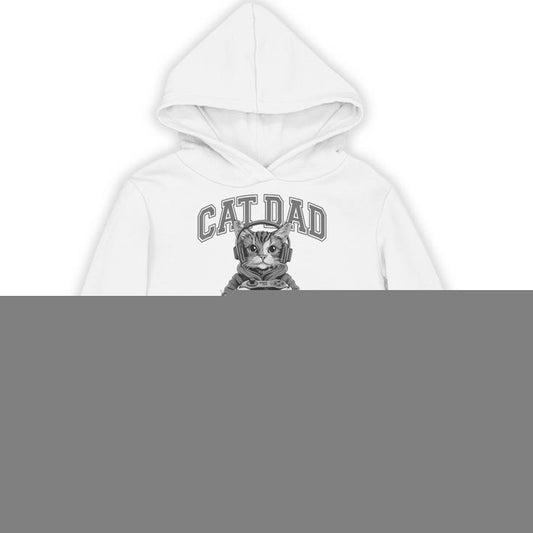 Cat Dad Gamer Club Video Games Gaming Cat Lover For Him Unisex Hoodie