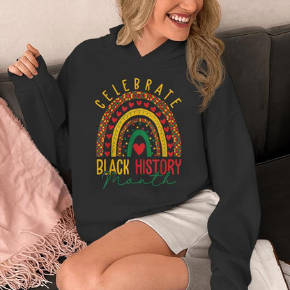 Celebrate Black History African American Black History Month Unisex Hoodie