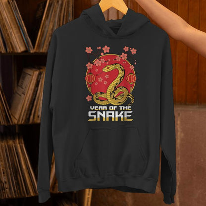 Chinese New Year 2025 Year Of The Snake 2025 Luna New Year Unisex Hoodie