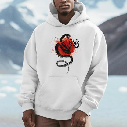 Chinese Traditional New Year Year Of The Snake 2025 Unisex Hoodie