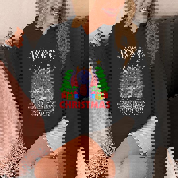 This Is My Christmas Pajama Dragon Xmas Pjs Unisex Hoodie