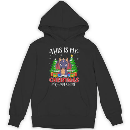 This Is My Christmas Pajama Dragon Xmas Pjs Unisex Hoodie