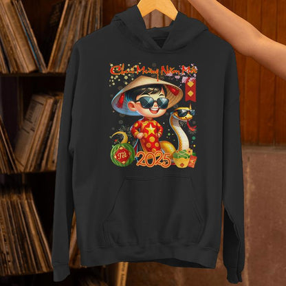 Chuc Mung Nam Moi Tet At Ty Happy Viet Nam Luna New Year Unisex Hoodie