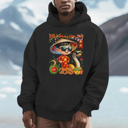 Chuc Mung Nam Moi Tet At Ty Happy Viet Nam Luna New Year Unisex Hoodie