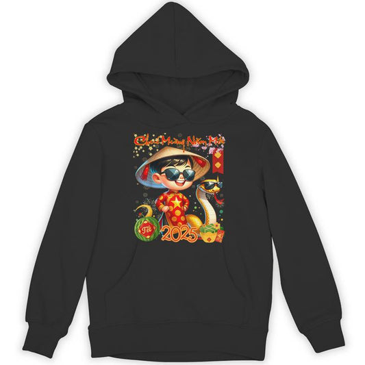 Chuc Mung Nam Moi Tet At Ty Happy Viet Nam Luna New Year Unisex Hoodie