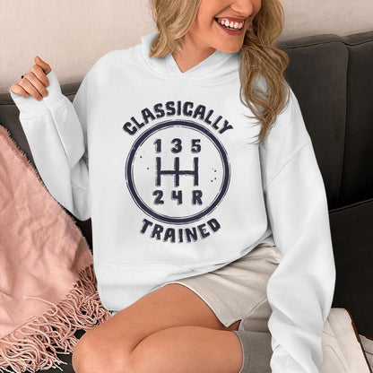 Classically Trained Manual Driver Driving Unisex Hoodie