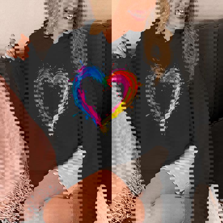 Colorful Heart Love Valentines Day Unisex Hoodie