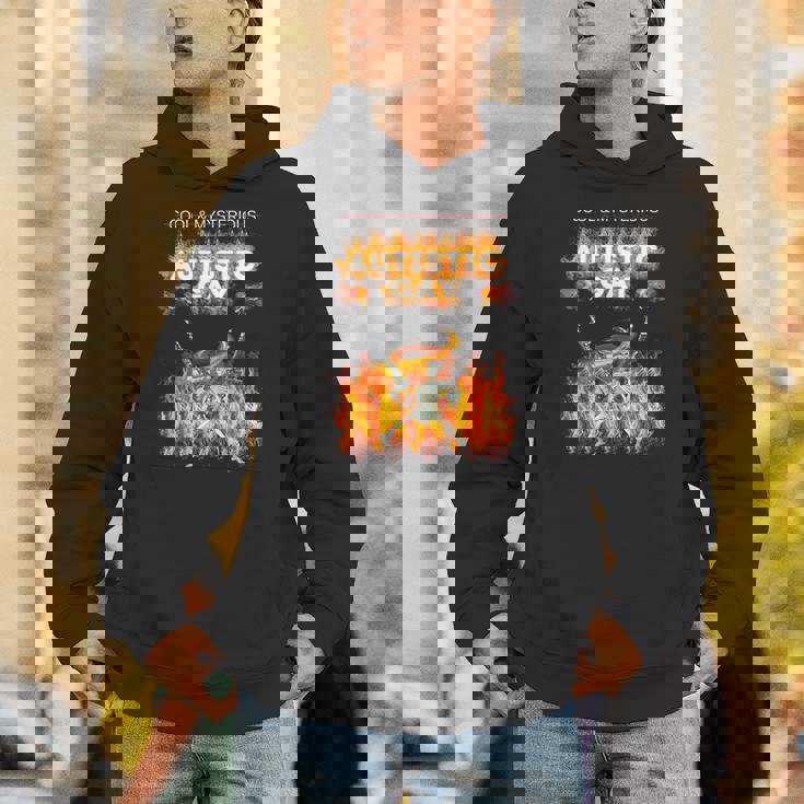 Cool Mysterious Autistic Gay Hard Skeleton Meme Gen Z Unisex Hoodie
