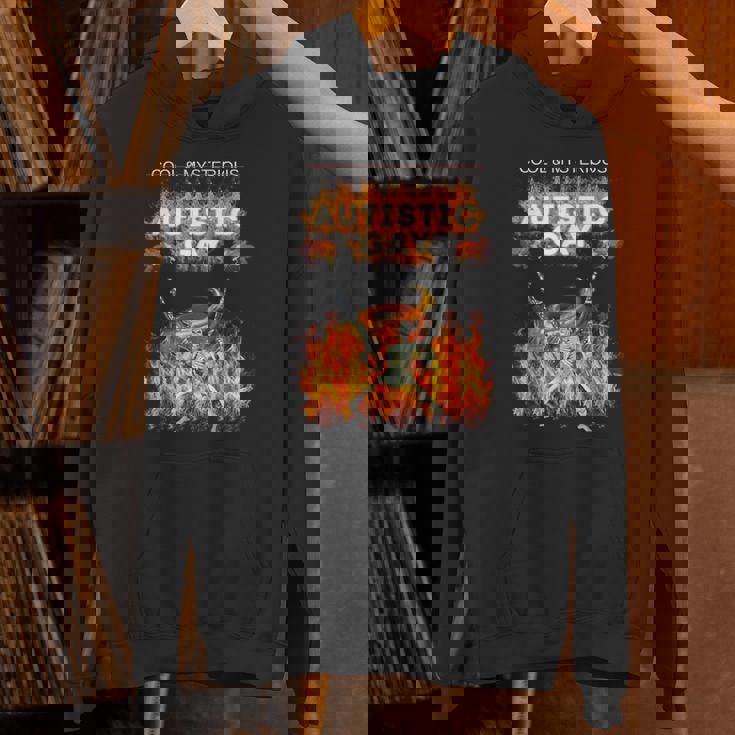 Cool Mysterious Autistic Gay Hard Skeleton Meme Gen Z Unisex Hoodie