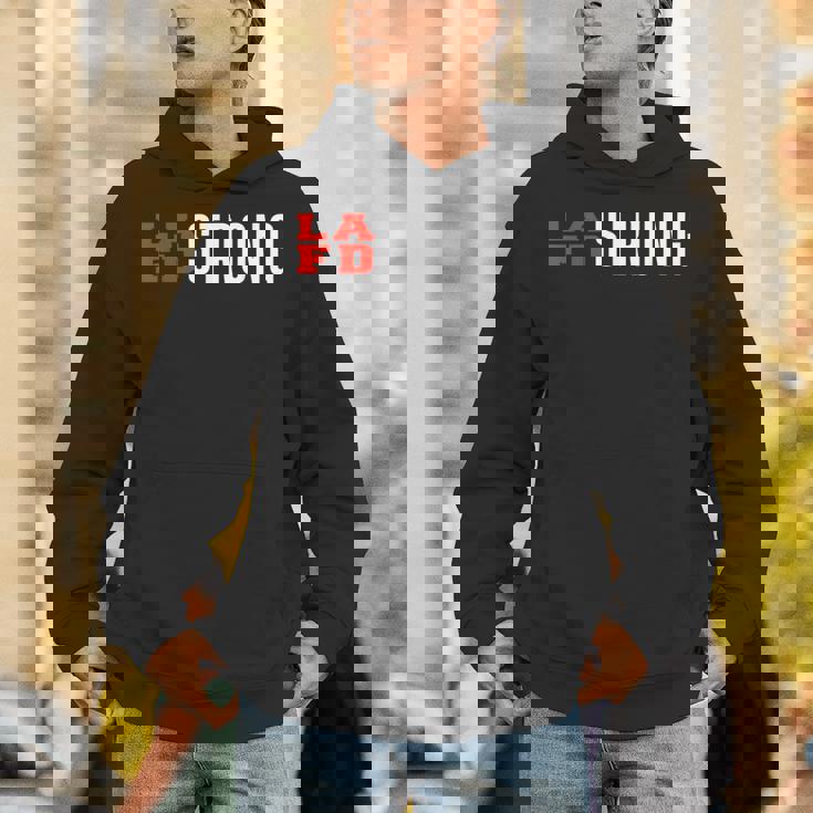 Cool Vintage Lafd La Strong Support Don't Forget Unisex Hoodie