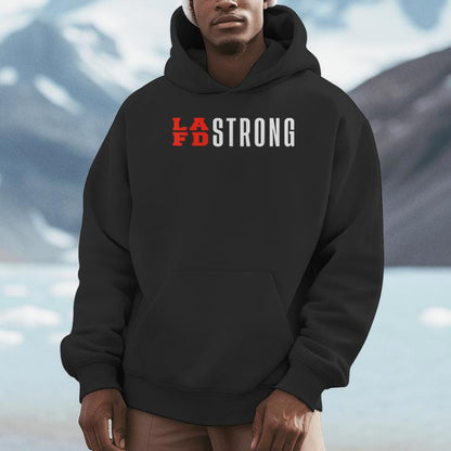 Cool Vintage Lafd La Strong Support Don't Forget Unisex Hoodie