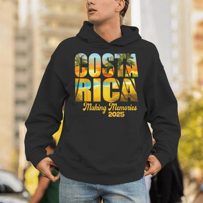 Costa Rica 2025 Making Memories Matching Family Vacation Unisex Hoodie