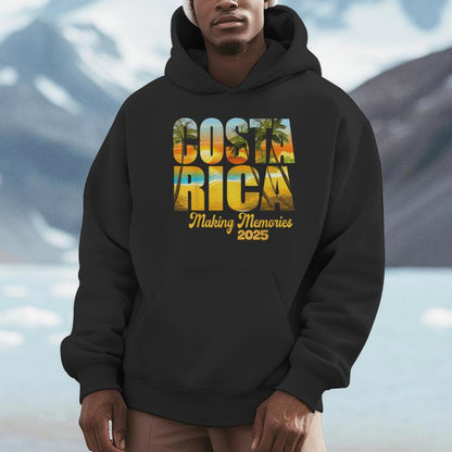Costa Rica 2025 Making Memories Matching Family Vacation Unisex Hoodie