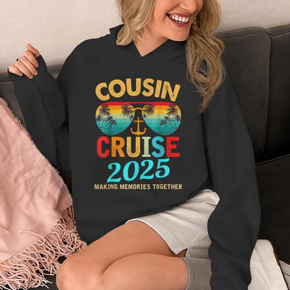 Cousin Cruise 2025 Making Memories Together Unisex Hoodie