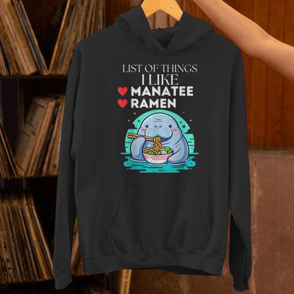 Cute Kawaii Mana Pajamas List Of Things I Like Ramen Kid Unisex Hoodie