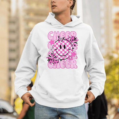 Cute Retro Happy Cheer Cheerleader Tumbling Unisex Hoodie