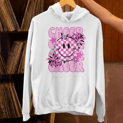 Cute Retro Happy Cheer Cheerleader Tumbling Unisex Hoodie