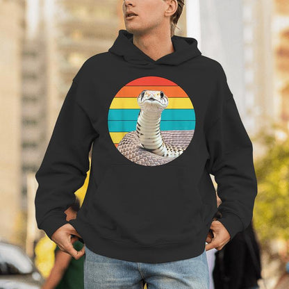 Cute Retro Snake Vintage For Snake Lovers Unisex Hoodie
