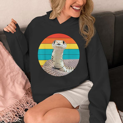 Cute Retro Snake Vintage For Snake Lovers Unisex Hoodie