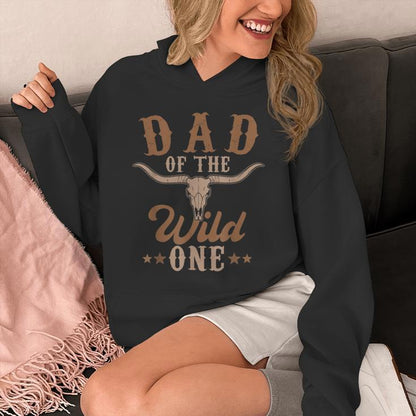 Dad Of The Wild One Cowboy Western Rodeo Party Matching Unisex Hoodie