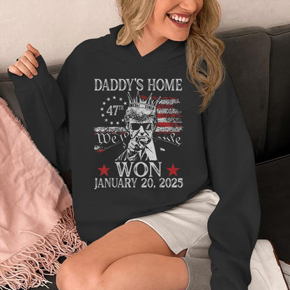 Daddy's Home Trump Donald Trump Inauguration Day 2025 Unisex Hoodie