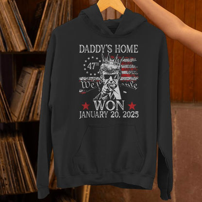 Daddy's Home Trump Donald Trump Inauguration Day 2025 Unisex Hoodie