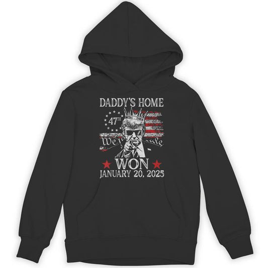 Daddy's Home Trump Donald Trump Inauguration Day 2025 Unisex Hoodie