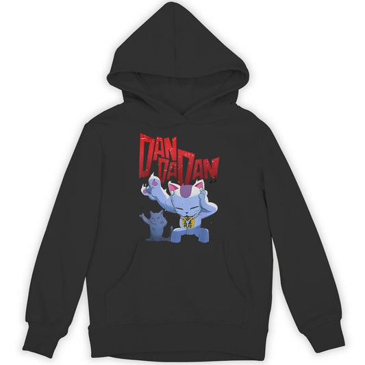 Dandadan Cat Anime Cute Manga Turbo Granny Kawaii Cat Unisex Hoodie