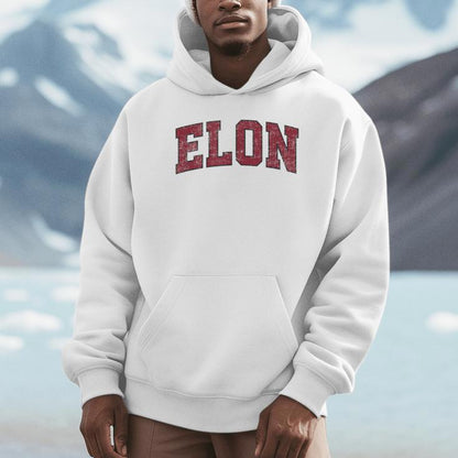 Elon North Carolina Nc Vintage Athletic Sports Unisex Hoodie