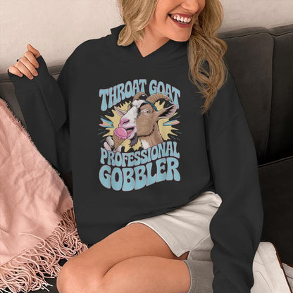 Embarrassing Inappropriate Throat Goat Humor Unisex Hoodie