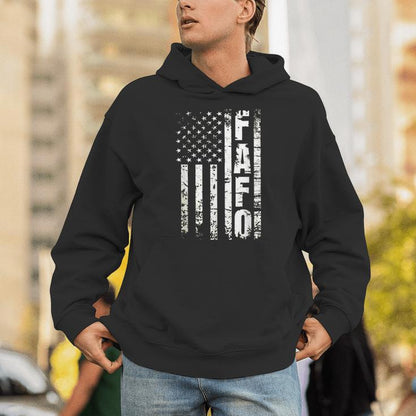 Fafo American Flag Unisex Hoodie