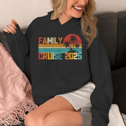 Family Cruise 2025 Beach Matching Summer Vacation Unisex Hoodie